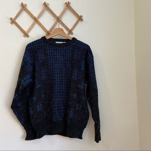 Vintage Checkered Sweater